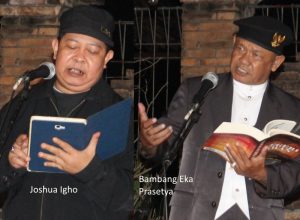 Joshua Igho dan Bambang Eka Prasetya. Foto: Totok
